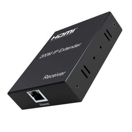 Удлинитель сигнала HDMI по витой паре RJ45 (LAN) до 200 метров, активный, FullHD 1080p, комплект 1 TX + 7 RX + коммутатор RJ45