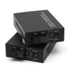 Медиаконвертер - удлинитель - коммутатор оптический 4xRJ45 10/100MB - 1xSC до 20км одномодовый одноволоконный, комплект