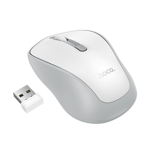 Мышь беспроводная HOCO GM41, 2,4G + Bluetooth, 1600dpi, белый
