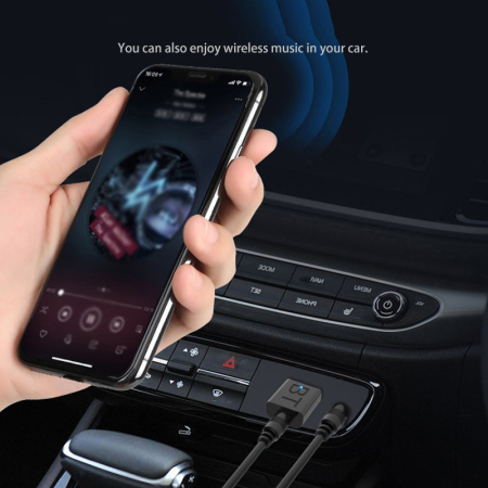Беспроводной аудио адаптер Bluetooth 5.0 RX/TX, черный