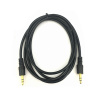 Кабель jack 3.5mm (AUX), папа-папа, 1,5 метра, черный