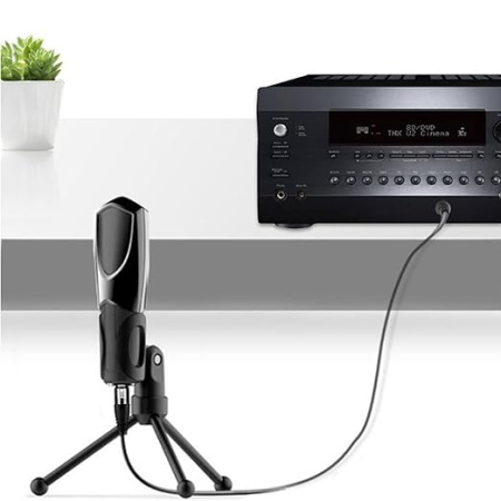 Аудиокабель микрофонный jack 6.35mm - XLR двухжильный для микшера, караоке, папа-мама, 10 метров, черный