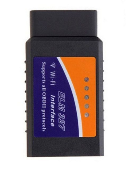 Автосканер ELM327 OBD2 v1.5 – адаптер OBDII VER1.5 Wi-Fi, черный