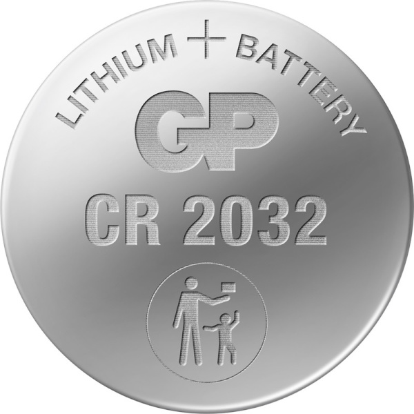 Батарейка дисковая - элемент питания GP Lithium CR2032/5BP
