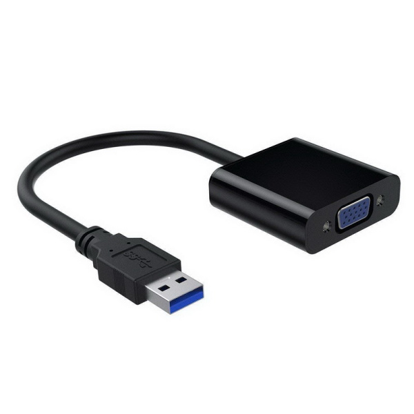 Адаптер - переходник USB3.0 - VGA, черный