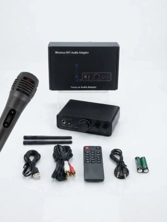 Караоке-система Аудио адаптер Hi-Fi M18, микрофон проводной YS-02 с кабелем XLR - jack 6,35 мм