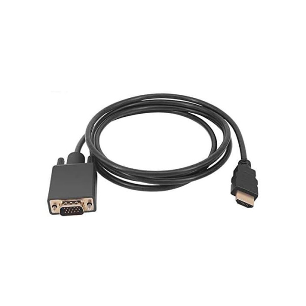 Кабель HDMI - VGA, папа-папа, 3 метра, черный