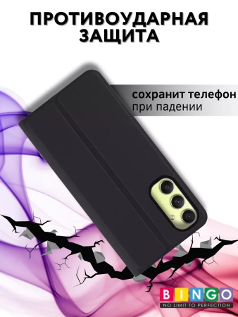Чехол-книга Bingo Magnetic для SAMSUNG A35, черный