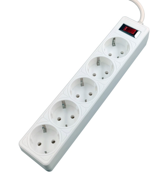 Сетевой фильтр 5bites GARDA SP5W-530 5S, 3х0.75мм2, 3м, белый