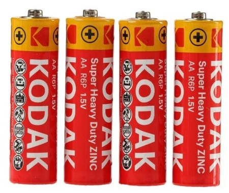 Батарейка - элемент питания Kodak Super Heavy Duty ZINC R6/4BL