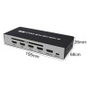 Адаптер - 4-х портовый KVM-переключатель 4K HDMI USB, черный