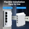 Разветвитель RJ45 (повторитель, удлинитель, ретранслятор, расширитель) POE портов 1х3 до 100 Мбит/с, для IP-портов POE-коммутатора, IP-камеры