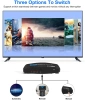 Адаптер - переключатель - свитч 5×1 HDMI 2.0b UltraHD 4K 60Гц, HDCP 2.2, пульт ДУ, активный, черный