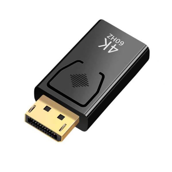 Адаптер - переходник DisplayPort - HDMI 4K 60Hz mini, черный