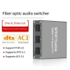 Цифровой аудио разветвитель - сплиттер 1x3 оптический (Toslink/SPDIF) с поддержкой систем 5.1, серый
