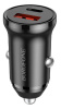 Автомобильное зарядное устройство USB BOROFONE BZ18A, 1 USB QC3.0 + 1 USB Type-C PD20W, черный