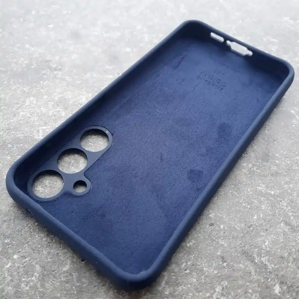 Чехол - бампер для SAMSUNG A55, Bingo Silicone Case, темно-синий