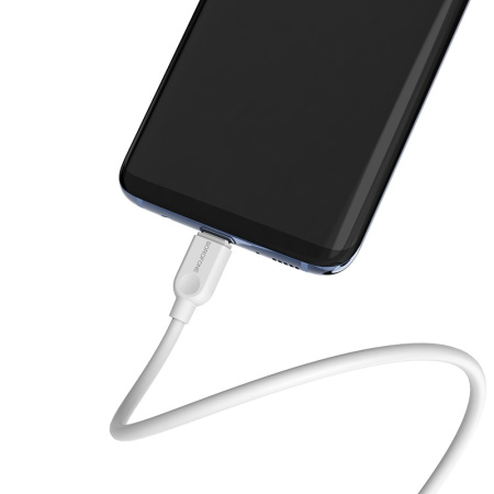 Зарядный USB дата кабель BOROFONE BX14 Type-C, 3.0A, 3м, белый
