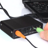 Звуковой адаптер - внешняя звуковая карта USB 3D 5.1/7.1-канальная, 3x jack 3.5mm (AUX)