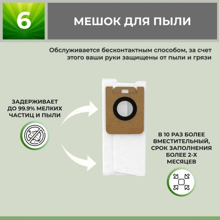 Набор аксессуаров Maxi для робота-пылесоса Dreame Bot W10 Pro