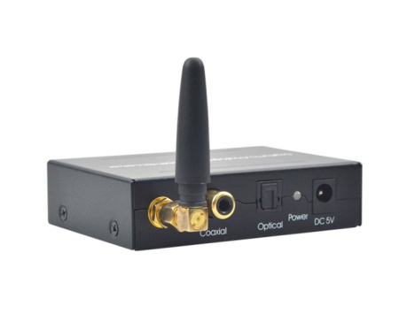 Адаптер - аудио-преобразователь оптика (Toslink/SPDIF) - Bluetooth на jack 3.5mm (AUX), RCA, черный