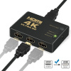 Адаптер - переключатель - свитч 3×1 HDMI, UltraHD 4K 3D, пульт, внешний ИК-датчик, активный, черный