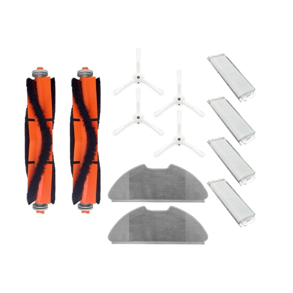 Набор аксессуаров Maxi для робота-пылесоса Xiaomi Mi Robot Vacuum-Mop 2 Lite (MJSTL), белые боковые щетки